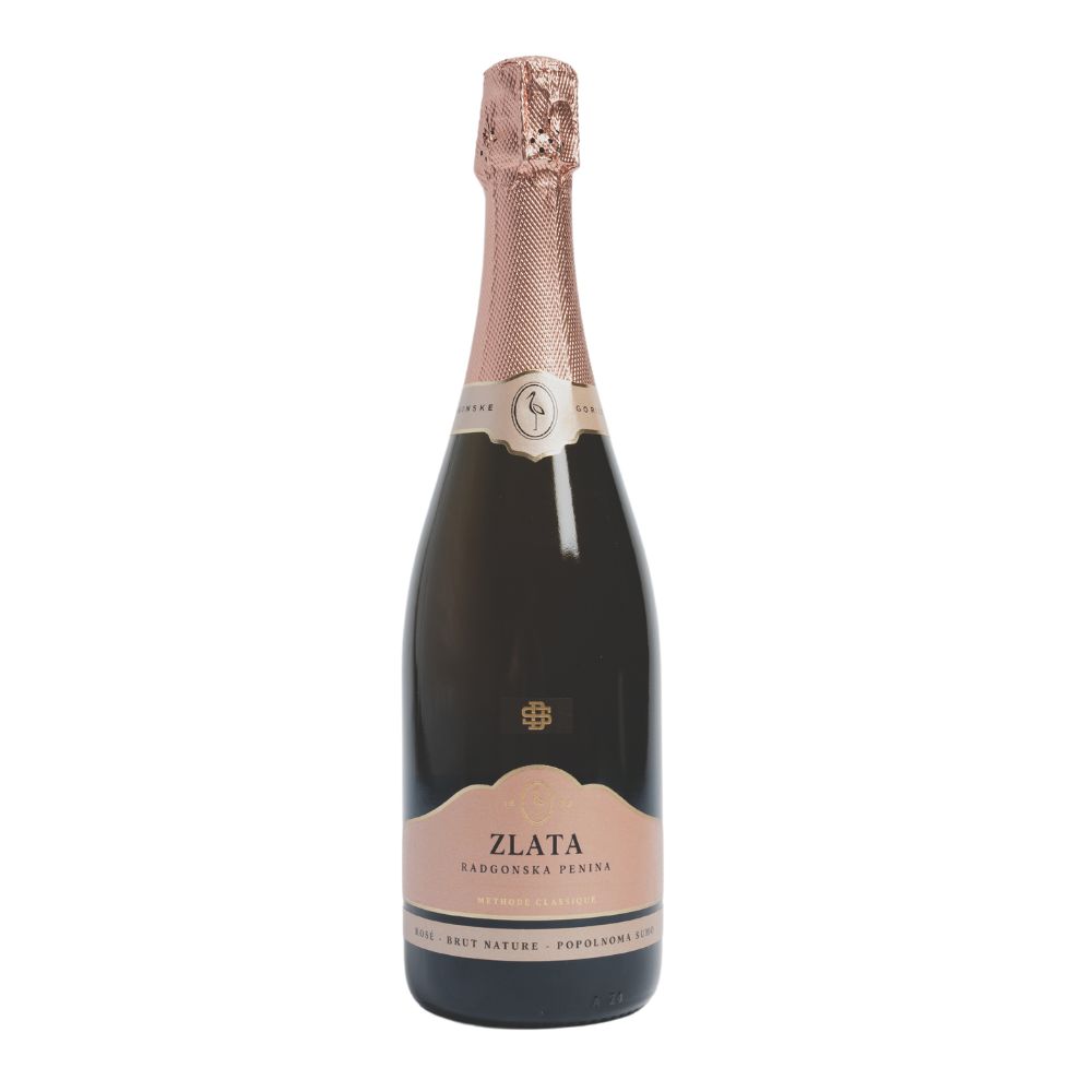 Zlata penina brut nature Rose DS