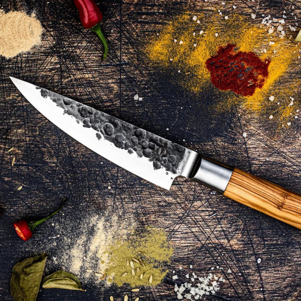 Japonski šefov nož 16 cm / Chef´s knife Olive